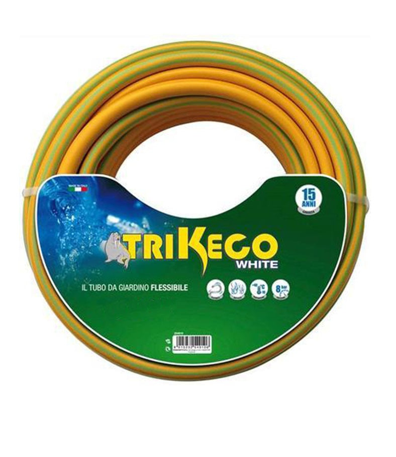 Rotolo Tubo Giardino Trikeco White 3/4 50 mt.