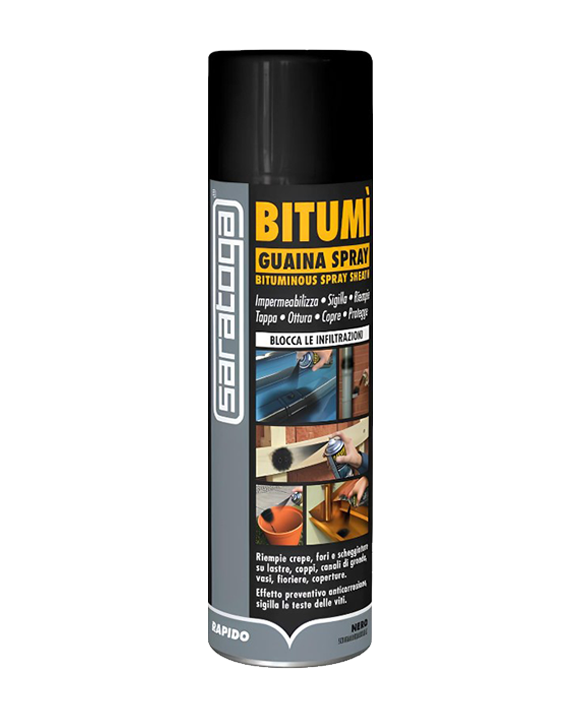 Guaina Spray BITUMI' Nera 500 ml Saratoga