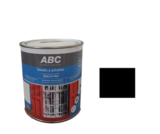 ABC Smalto-Pro Lucido 0036 Nero 0,75 Lt