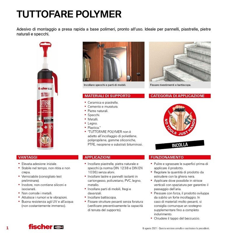 Tuttofare Polymer Bianco ml 200